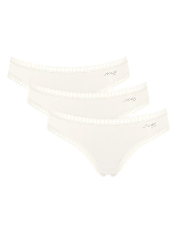 Slip mini Sloggi GO Crush tris bianco Silk White