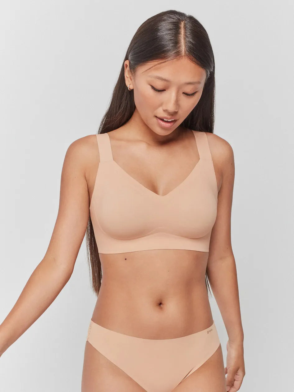 Bralette Gisela senza cuciture con coppe rimovibili 1/10010T nudo
