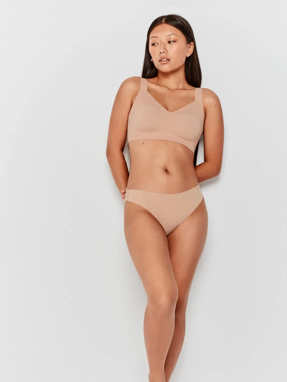 Bralette Gisela senza cuciture con coppe rimovibili 1/10010T nudo