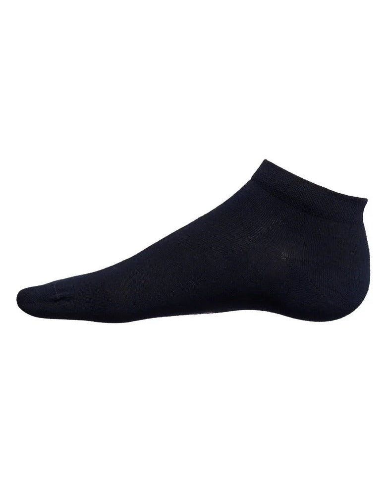 Calze girocaviglia Ragno cotone antibatterico nere
