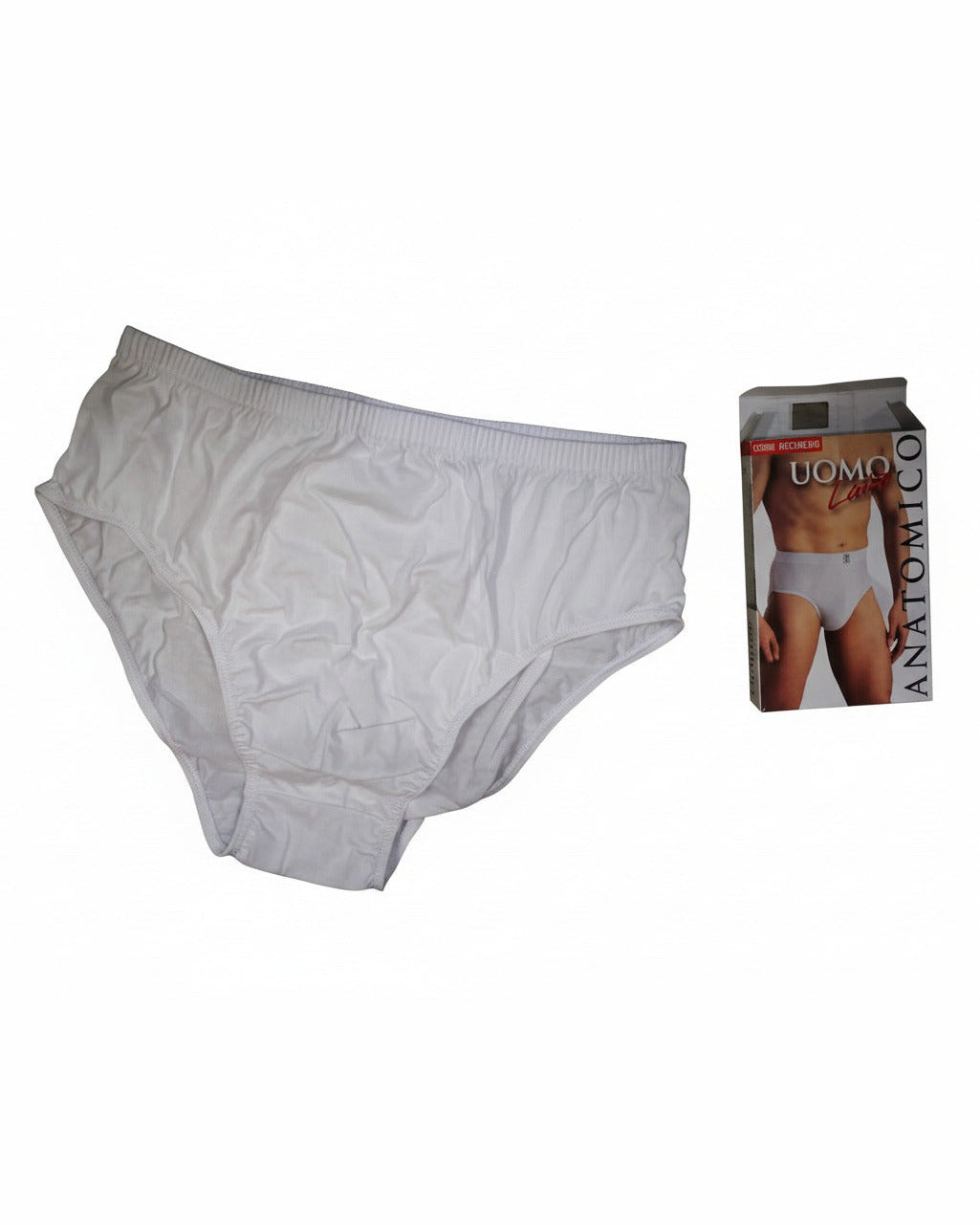 Tris Slip uomo Laila taglie conformate 8-9-10 tris Bianchi o Nero Grigio Blu